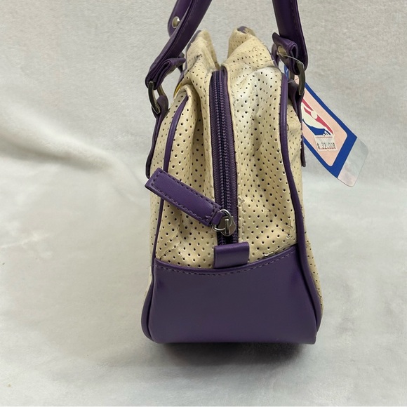 Los Angeles LA Lakers NBA Basketball Perfect Bowler Hand Bag Women’s Purse Read - Picture 6 of 12
